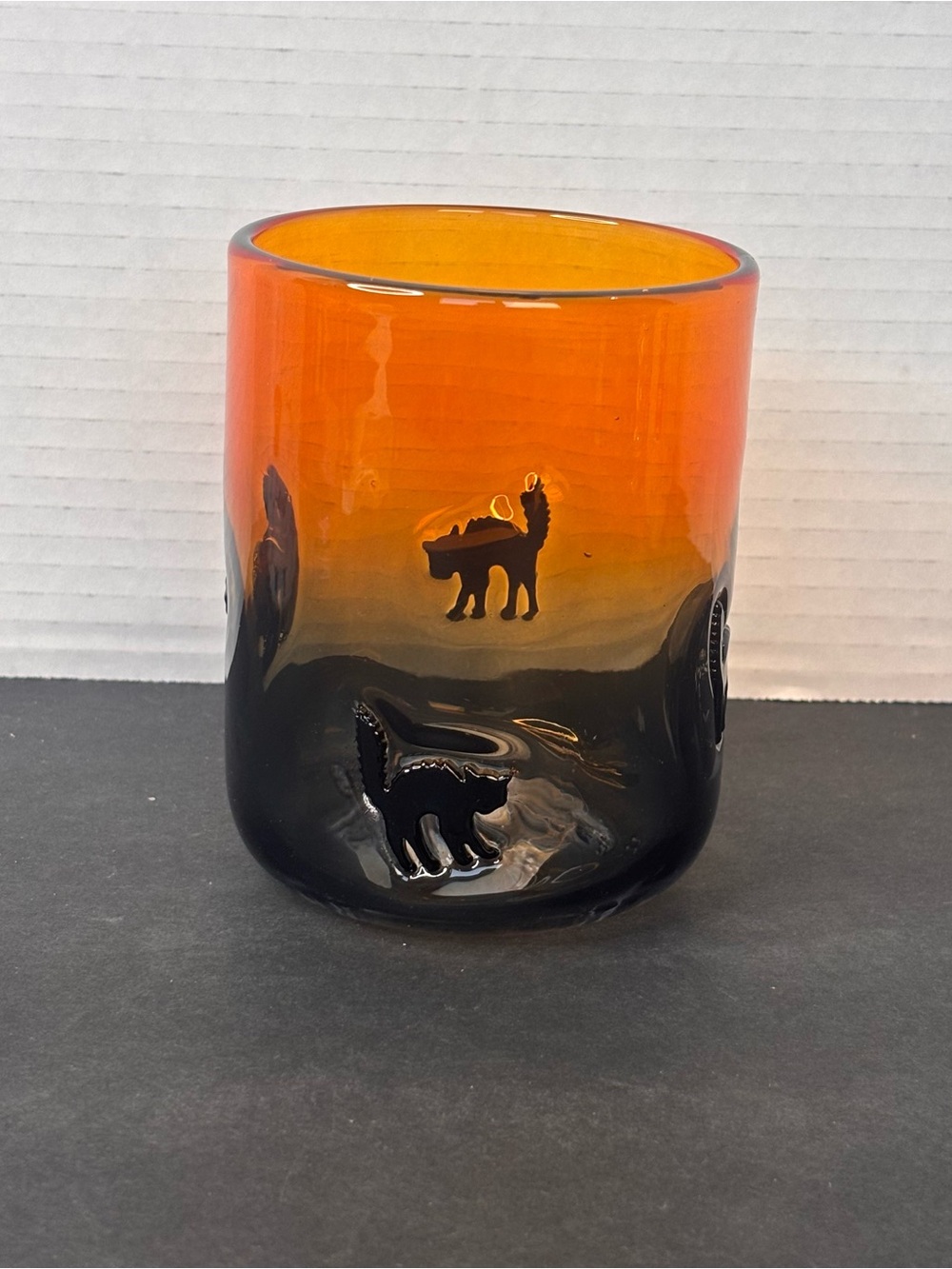 NEW Anthropologie Mystic Halloween Scaredy Cat Icon Juice Glass 17.9 OZ - Picture 4 of 11